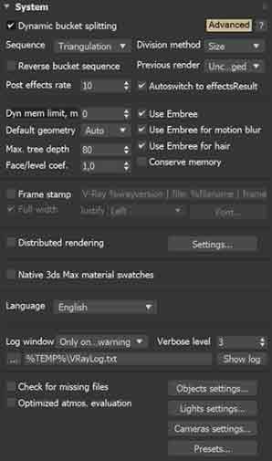 vray 3ds max render settings